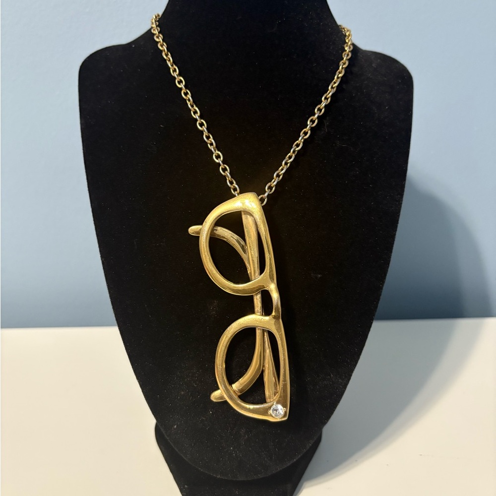 Kate Spade Gold Glasses Necklace